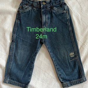 Timberland Toddler Boys Elastic Waist Denim Jeans Size 24M